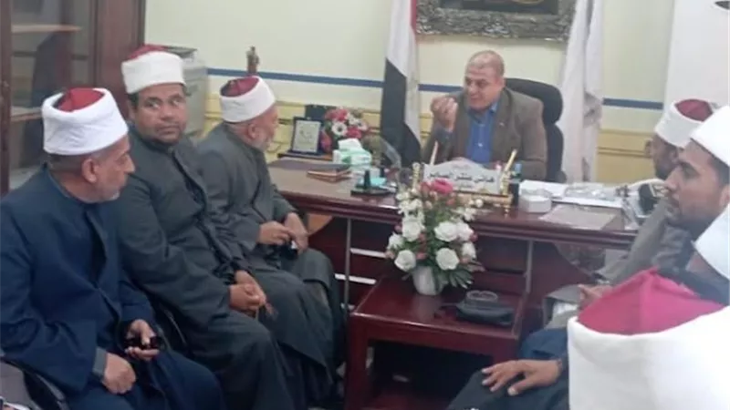 القافلة الدعوية بمجمع البحوث الإسلامية فى زياره لتعليم بنى سويف