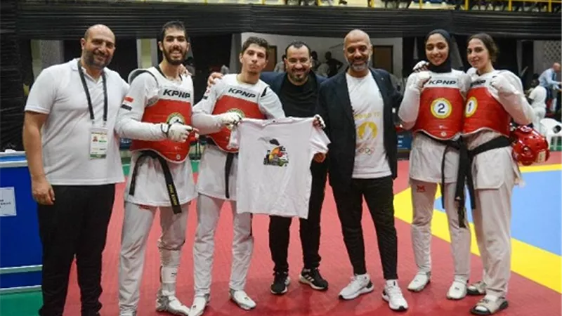 منتخب مصر يحصد فضية دورة الألعاب الإفريقية للتايكوندو المختلط
