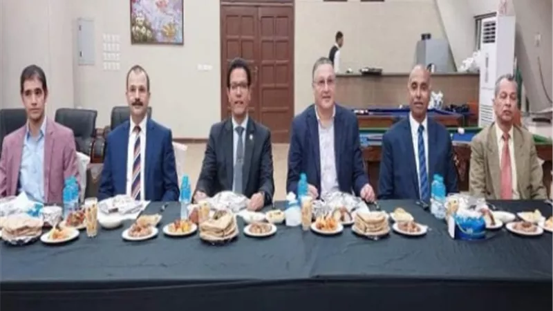 السعيد و الجيزاوي يشاركان حفل إفطار رمضان بجامعة بنها