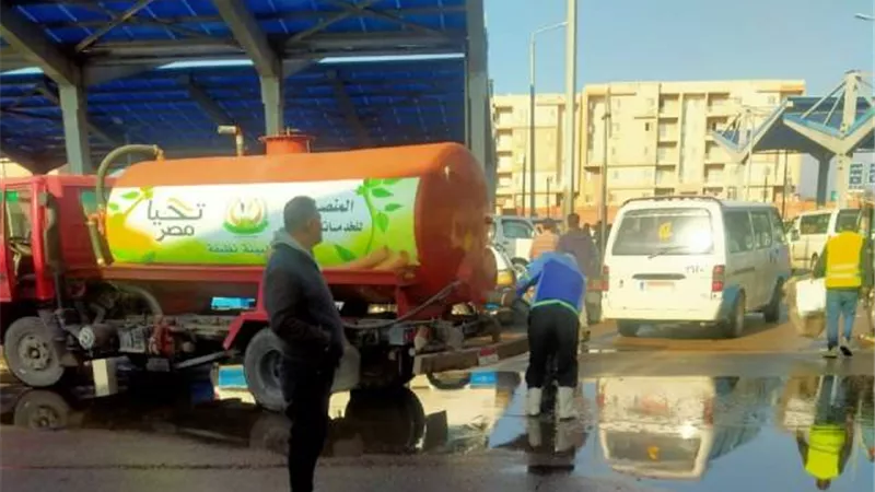 جهاز دمياط الجديدة يعلن خطته لموجة الطقس السىء ورفع آثار الأمطار