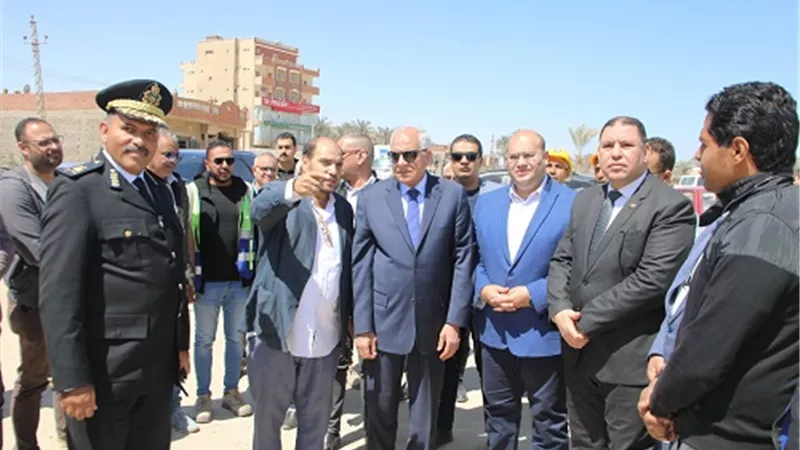 محافظ الجيزة يتفقد تطوير وتوسعة طريق مصر اسيوط السريع