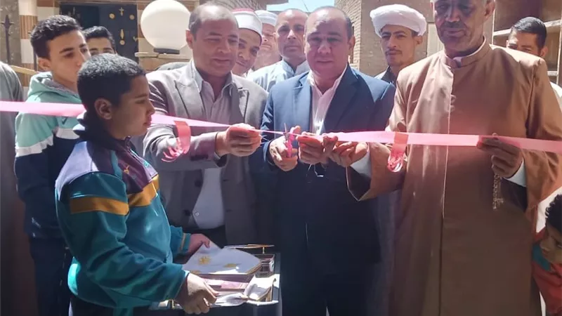 افتتاح مسجد الرحمن بمناشي أبو صير ببنى سويف