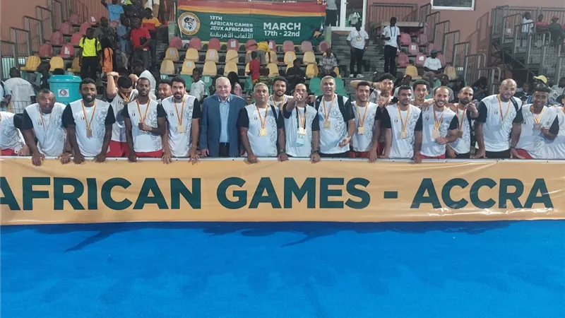 منتخب الهوكى يفوز بذهبية دورة الألعاب الإفريقية