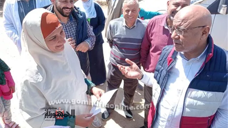 الكشف وتوفير العلاج ل ١١٩٨ بقرية الأنصار ببنى سويف
