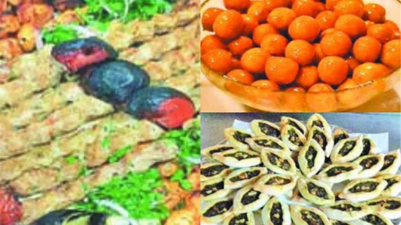 الإفطار: كباب الدجاج.. فطائر السبانخ.. والحلو: زلابيا