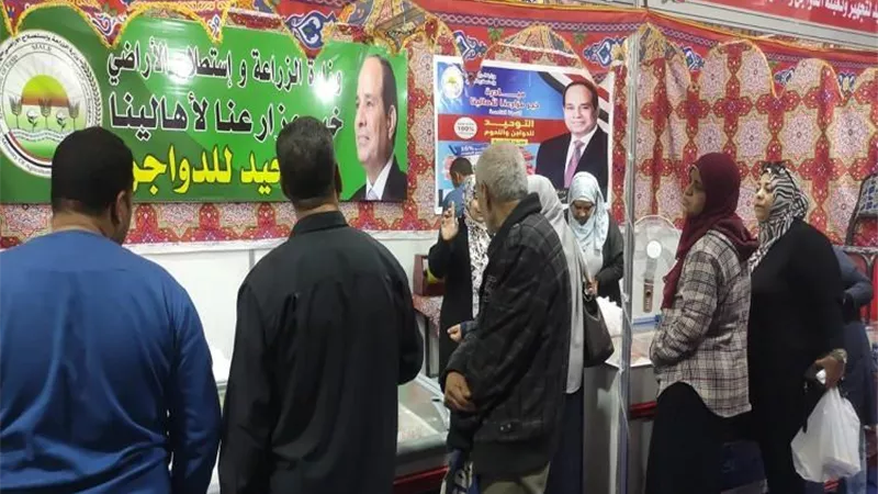 الزراعة تواصل ضخ المنتجات والسلع الغذائية بمعرض «خير مزارعنا لأهالينا»