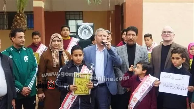 مدير تعليم دمياط يتفقد مدارس كفر سعد