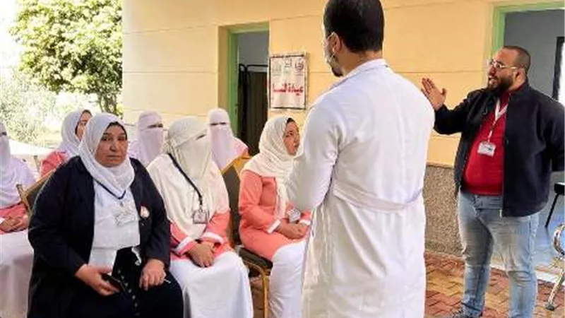 صحة كفرالشيخ: قافلة طبية مجانية بقرية الورق مركز سيدي سالم