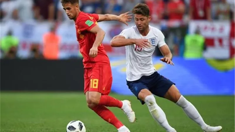بلجيكا تحسم الشوط الأول أمام إنجلترا بثنائية لاعب أستون فيلا