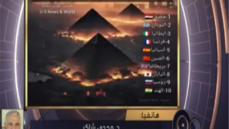 مصر تتصدر قائمة الدول الأكثر ثراءً تاريخيًا وتأثيرًا حضاريًا