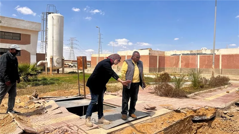 رئيس جهاز مدينة السويس الجديدة: تحسين شبكة المياه بعتاقة