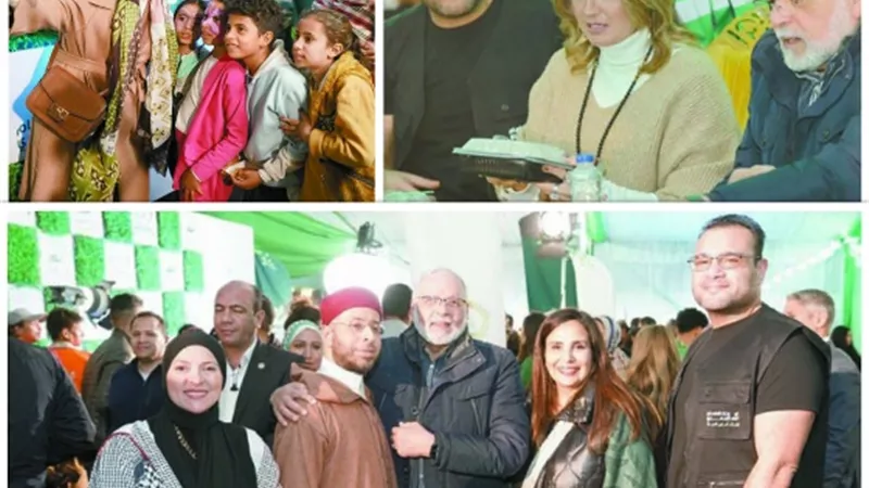 المشاهير والأسر الأكثر احتياجاً.. على مائدة الرحمن