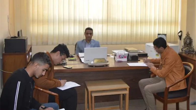 بدء فحص تظلمات طلاب كلية الحقوق بقنا من نتيجة الفصل الدراسي الأول