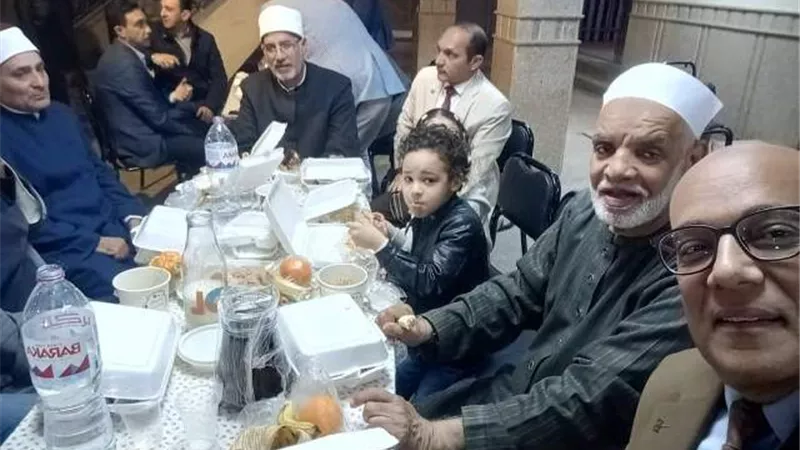 خريجي الأزهر بالمنيا في حفل الإفطار بالكنيسة الإنجيلية بملوي