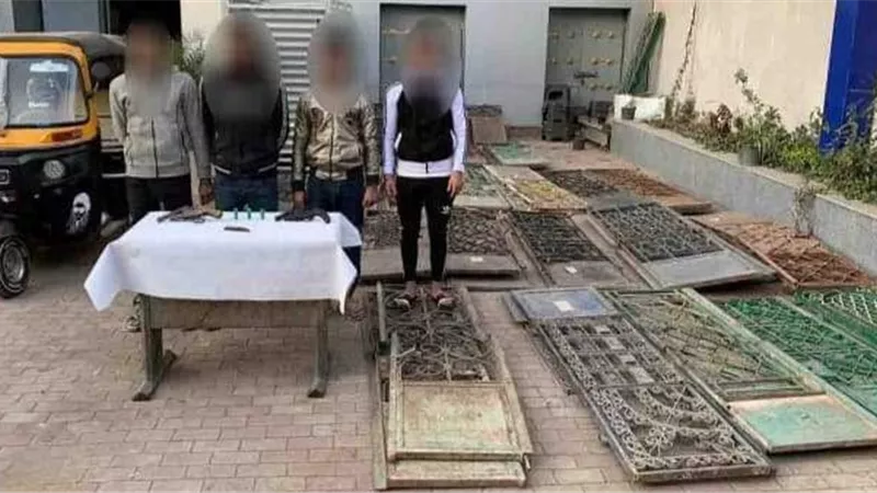 بعد 19 عملية.. الداخلية تضبط حرامية بوابات المقابر في المحلة