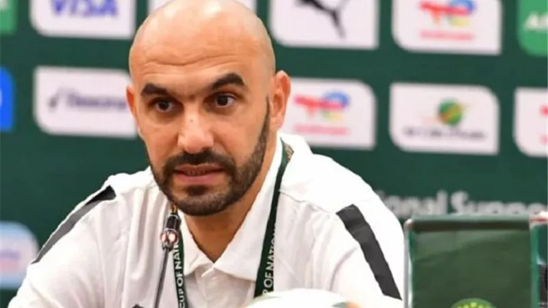 حقيقة إقالة الركراكي من تدريب منتخب المغرب