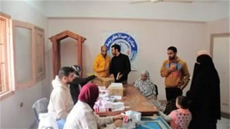 صحة كفر الشيخ: قافلة طبية جديدة ضمن المبادرة الرئاسية حياة كريمة