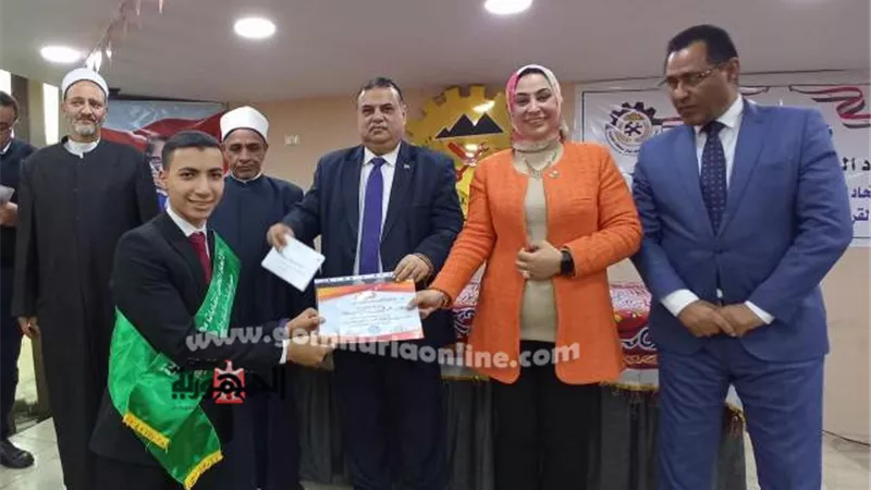 ٣٦ فائزا فى مسابقة القرأن الكريم باتحاد عمال الجيزة