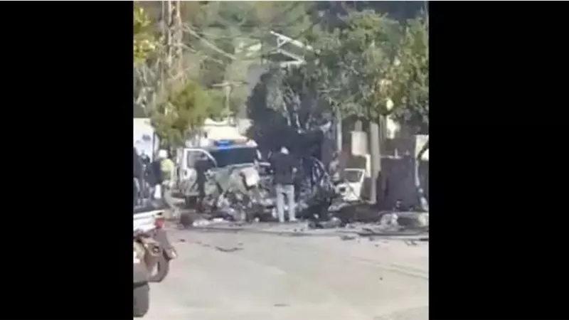 فيديو.. تفاصيل اغتيال قيادي بارز في حزب الله جنوبي لبنان