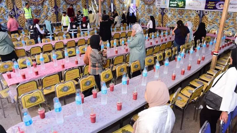 جامعة سوهاج تقيم الخيمة الرمضانية بالمستشفى الجامعي