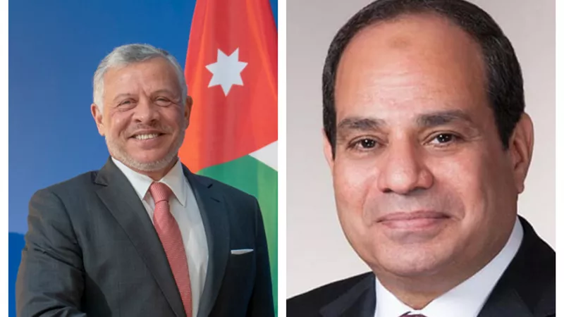 الرئيس السيسي يتوجه إلى الأردن للقاء الملك عبدالله الثاني