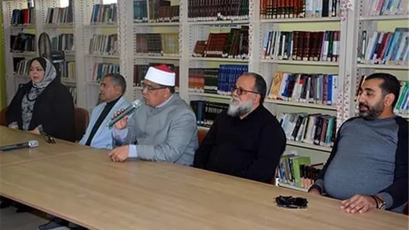 ندوة توعوية تثقيفية تحت عنوان تسامح الأديان بالمنيا