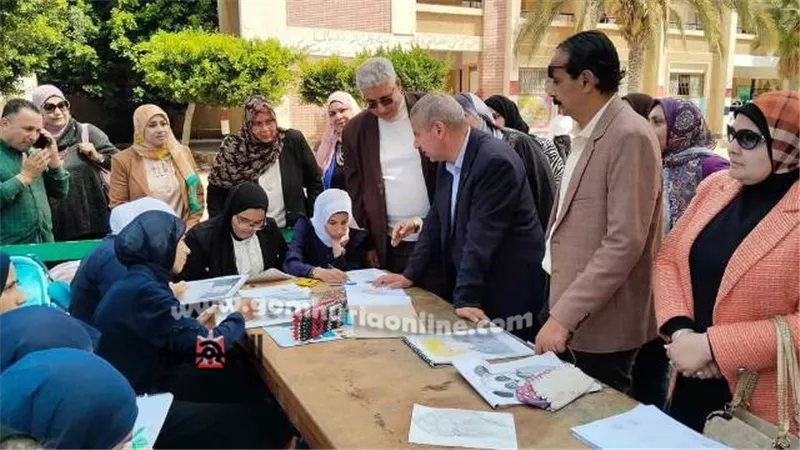 مدير تعليم دمياط يشهد تفعيل الأنشطة اللاصفية بعزبة البرج