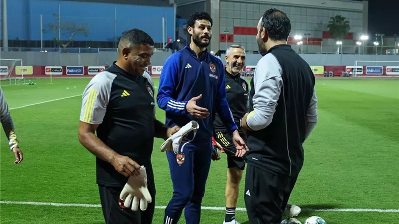 الشناوي يشارك في تدريبات الأهلي إستعداداً لمواجهة سيمبا التنزاني