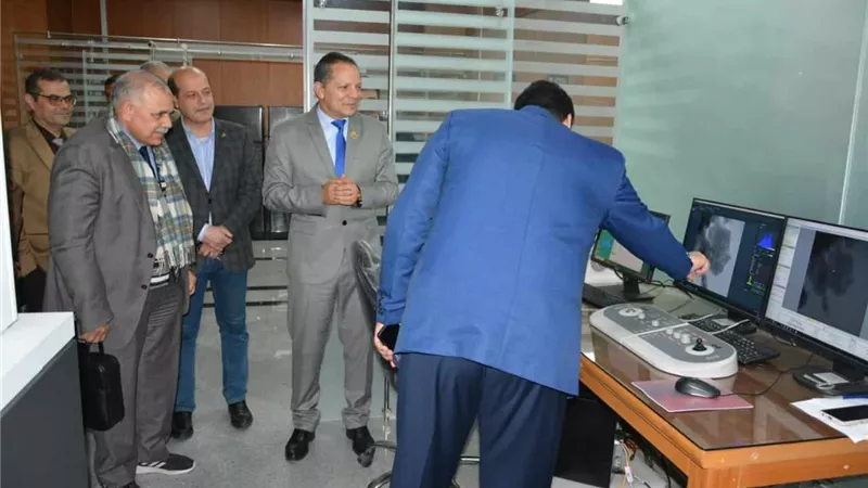 أجهزة حديثة بجامعة دمياط تخدم الميناء والمنطقة الصناعية