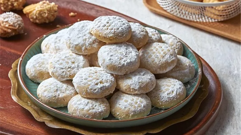 كحك العيد بالسميد بطريقة صحية