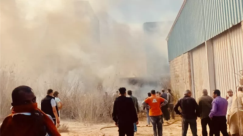 حريق محدود بمصنع زيوت بالقنطرة شرق ولا اصابات