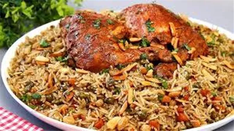 طريقة عمل أرز مدخن بالدجاج