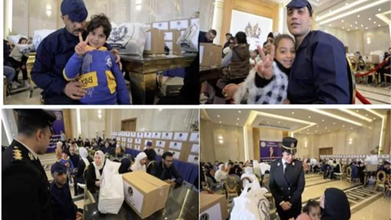 الداخلية: مساعدات وتوقيع كشف طبي على نزلاء مراكز الإصلاح وأسرهم