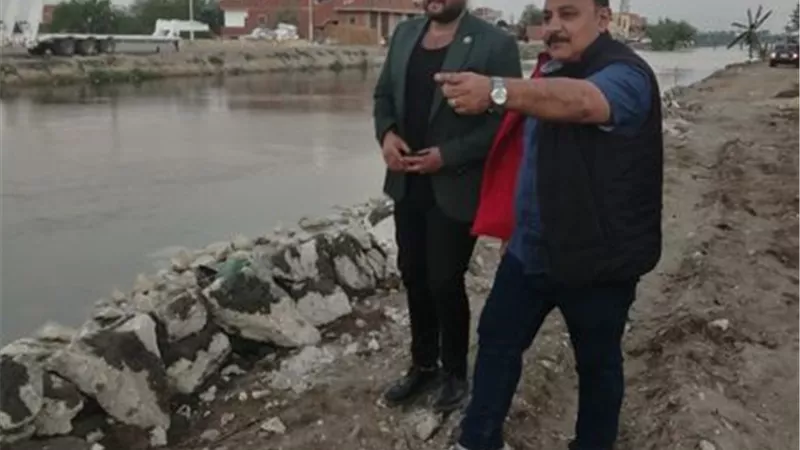 تجفيف الأراضي الزراعية بسبب إنهيارجسر ترعة الكوبانية بالإسماعيلية