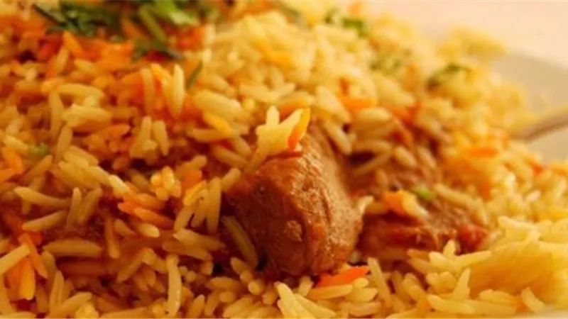 الأرز باللحم بطريقة شهية