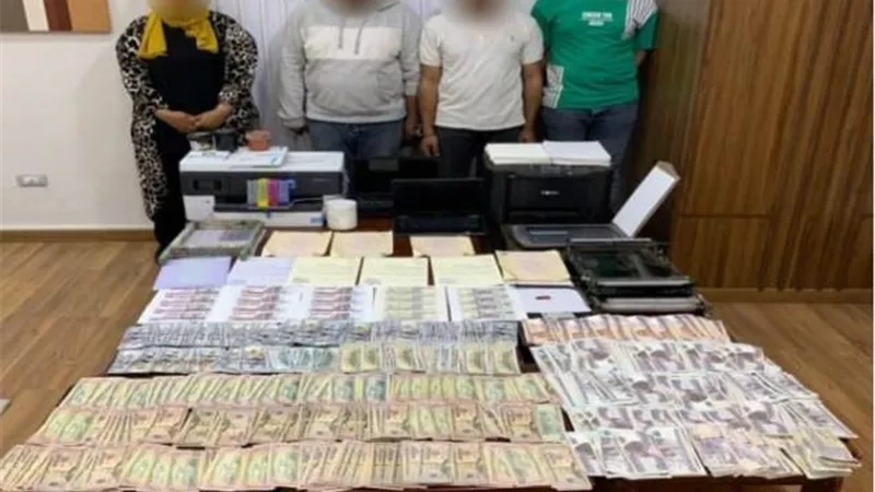 ضبط تشكيل عصابى تخصص فى تقليد العملات المحلية والأجنبية والمستندات الرسمية بالمنيا