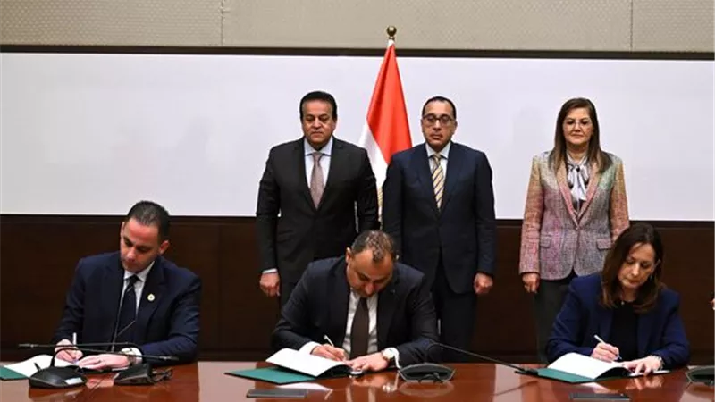 مدبولي يشهد توقيع بروتوكول تعاون لتنفيذ أنشطة دعم حوكمة قطاع الصحة