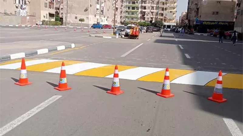 رصف منطقة السابعة بحي ثالث الإسماعيلية