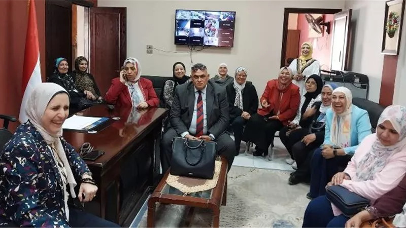 تفاصيل استقبال الخولى المديرة الجديدة للإدارة التعليمية فى الشروق