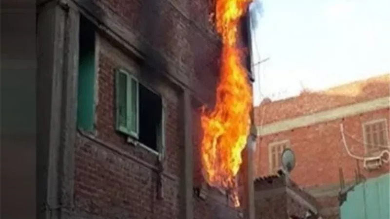 مصرع طفل في حريق شقة سكنية بسوهاج
