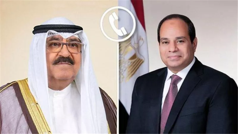 الرئيس السيسي يهنئ نظيره الكويتي بمناسبة حلول عيد الفطر