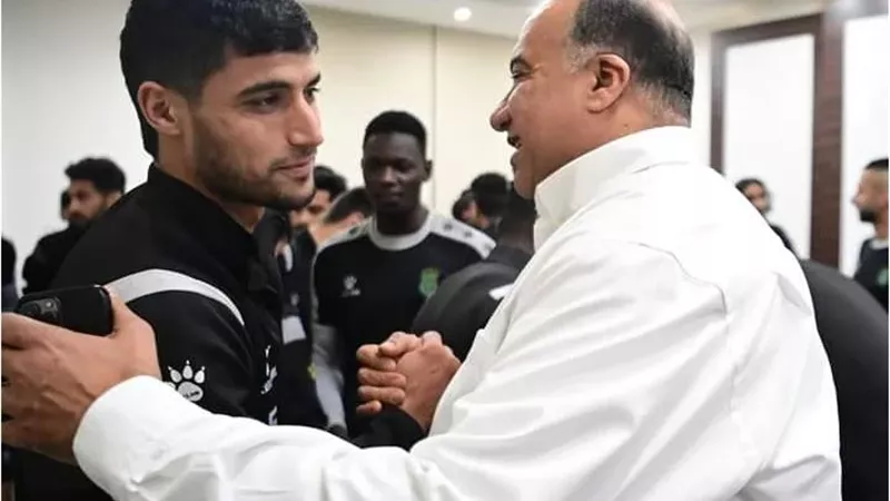 محمد مصيلحى يدعم لاعبي الإتحاد السكندري قبل مواجهة الزمالك