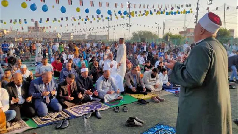 مشروعية ووقت صلاة العيد