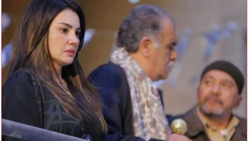 الفنانة تبدع فى الحلقة الأخيرة بمسلسل 
