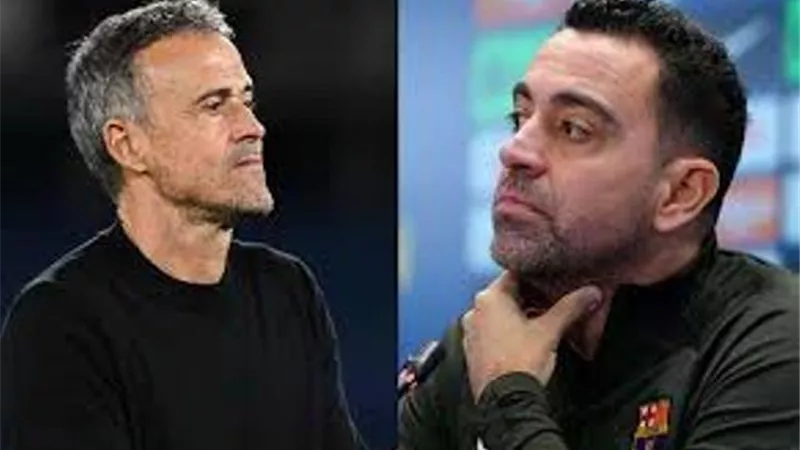 بعد شد وجذب وحرب تصريحات .. كواليس أول لقاء بين مدربى برشلونة وباريس قبل موقعة دورى الأبطال