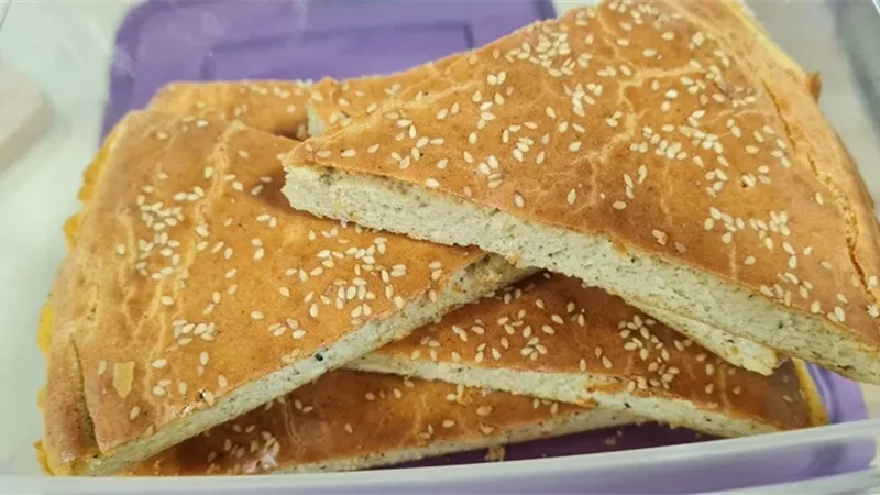 طريقة عمل خبز الكيتو بالسمسم
