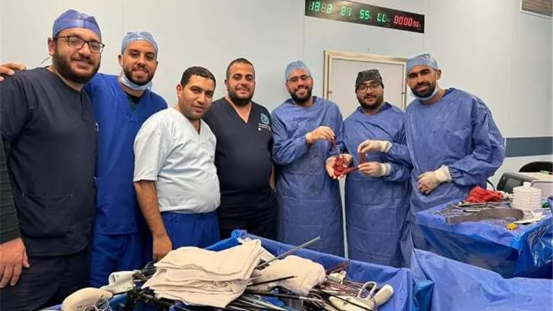لأول مرة استئصال البنكرياس بدون جراحة بمستشفي جامعة القناة