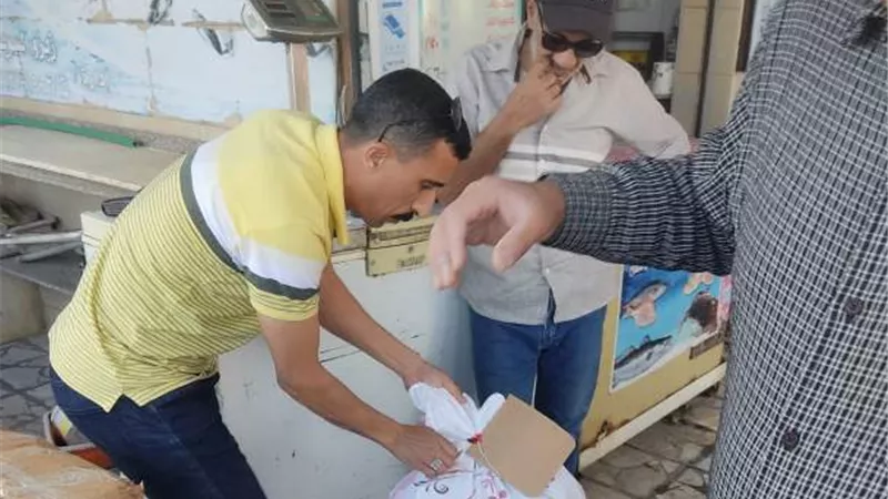 تموين جنوب سيناء تضبط اسماك منتهية الصلاحية وسجائر مجهولة المصدر
