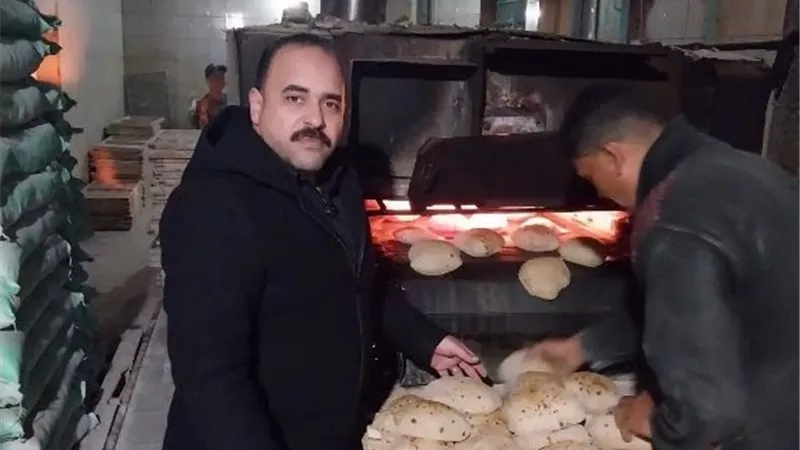 حملات مفاجئة على المخابز البلدية بالعاشر من رمضان