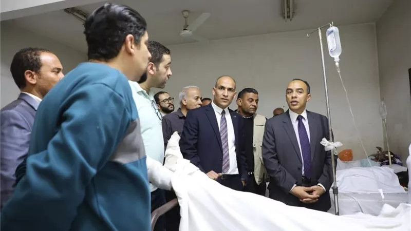 انفجار أسطوانة بوتاجاز يصيب ٥٣ مواطنا فى عرس بقرية منسافيس